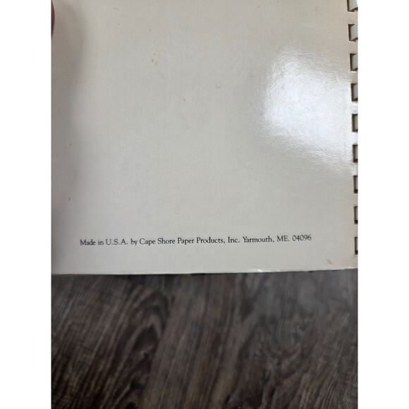 Cape Shore Recipe Index Card Holder Cook Book Vintage 1970s 1980s Made in USA - Picture 4 of 5